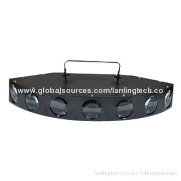 DMX LED RGB colored seven-head effect stage light